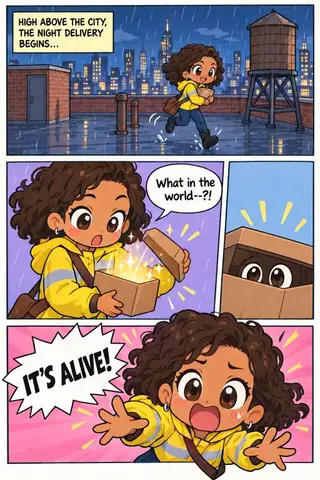 A page drawn by Inkroost in the Chibi look